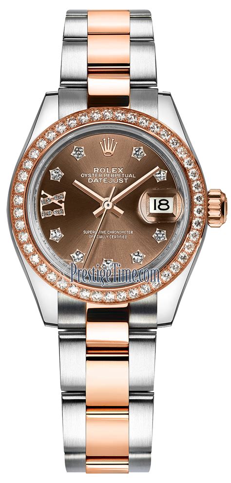 rolex lady-datejust 28 oystersteel and everose gold price|rolex oyster steel gold.